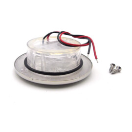 Apache J-LED - Ceiling series - PC + stainless steel - Recessed spotlight - white - 0,6W - 12V DC IP66