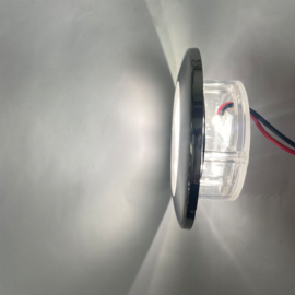 Apache J-LED - Ceiling series - PC + stainless steel - Recessed spotlight - white - 0,6W - 12V DC IP66