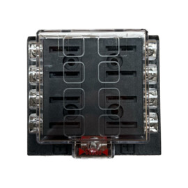 Apache Electric - ATS Fuse series - Zekeringkast - 8 contacten, maximaal 25A per contact - tot 32V DC