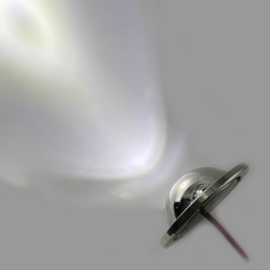 Apache J-LED Hybrid Series - Single - RVS 316L - onder- en bovenwater LED Light - Ultra White - IP68