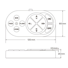 Additional Remote Control for LED Searchlight