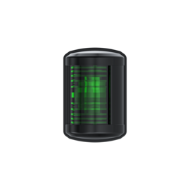 Stuurboordlicht - Vierkant Navigatielicht Mini - 12V 1W - IP67 - zicht 2NM - Groen - 64.5x43x35.5 mm