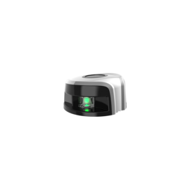 Starboard Light - Horizontal Deck Mount Navigation Light 01 - 12V 1W - IP67 - visible 2NM - 316 stainless steel - green - 57x60x