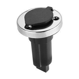 Montagevoet voor Plug-in Mastlampen - 01S - recht - RVS + PC - 53 x 53 x 66,4 mm - duurzaam en slijtvast