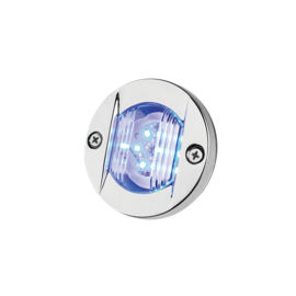 LED Round Stern Light - 01 series - 12VDC - IP66 - visibility 2NM - blue - S.S.304 - Ø 22.5 x 75 mm
