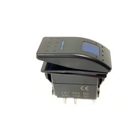 Separater Schalter für Schalttafeln, Rote LED, aan/uit, 12-24 V, IP65